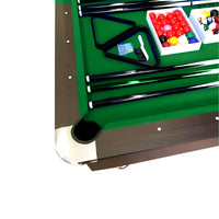 Pool Table Built for Home Entertainment, 8 Foot Full Size, Automatic Ball Return, Complete Accessory Set
