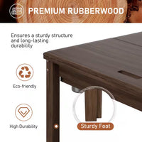 63 In. W 4-6-Player Wood Poker Table with Removable Top and Cup Holders