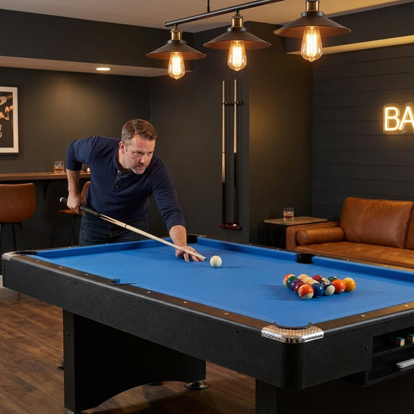 Pool Table Designed for Home Entertainment, 7FT Size, Foldable Legs, Complete Accessories Set