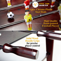 42” Foosball Coffee Table, Soccer, Accessories Included by
