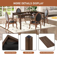 63 In. W 4-6-Player Wood Poker Table with Removable Top and Cup Holders