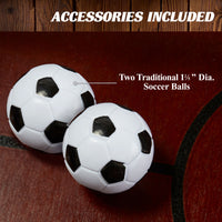 42” Foosball Coffee Table, Soccer, Accessories Included by